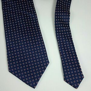 Joseph Abboud Silk Blue Brown Neck Tie 3.5"x59.5"